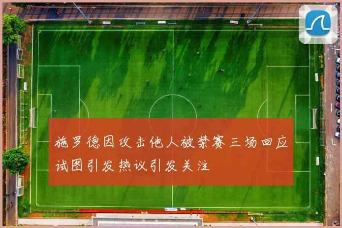施罗德因攻击他人被禁赛三场回应试图引发热议引发关注